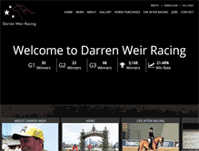 Tablet Screenshot of darrenweirracing.com